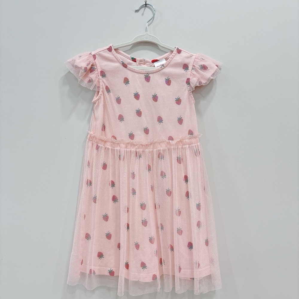 Hanna Andersson Pink Strawberry Dress